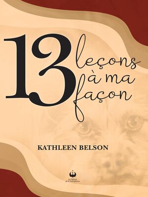 cover image of 13 leçons à ma façon